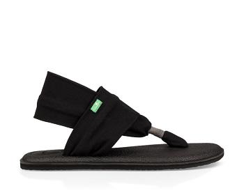 Sanuk Sandals Yoga Sling 2 Women's Sandals Black | Canada 20LIS